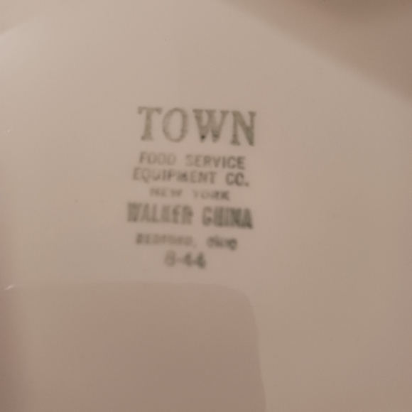 6 Walker China Red ๐ฅ5" Plates White with ๐Red Oriental Scenes,๐USA made.๐๐ฑ - Picture 13 of 14